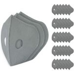 Lot de 30 filtres de rechange pour masque, tissu souffl� au charbon actif, filtre de rechange � 5 couches, ...