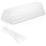 Lot de 30 mini b�tons de colle transparente � 7 mm x 150 mm, b�tons de colle chaude standard pour pistolet ...