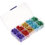 Lot de 300 clochettes de noël avec boîte en métal pour décoration de noël Lot de 300 clochettes de noël avec boîte en métal pour décoration de noël