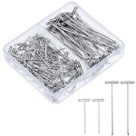 Lot de 300 pingles en t pour perruques en mtal simples de 51 mm et 38 mm pour travaux manuels et modlisatio ...