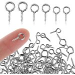 Lot de 300 petites vis �pingles � ?illets en 3 tailles, mini �pingles � ?illets en m�tal crochets �pingles ...