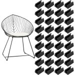 Lot de 36 couvre - jambes pour chaise en forme de u pour tuyaux mobiles, protection antid�rapante pour ...
