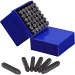 Lot de 36 lettres � frapper de 8 mm avec chiffres de l'alphabet de a � z et chiffres de 0 � 9, et pour ...