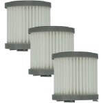 3x filtre compatible avec aeg tornado top5 - 21tg, top5 - 18iw, top5 - 14eb aspirateur - filtre hepa ...
