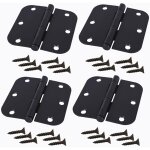 Lot de 4 3, 5 pouces heavy duty hangar porte charni�res porte sangle charni�res fer forg� noir quincaillerie ...