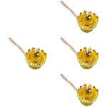 Lot de 4 accessoires pour lampe  ptrole, remplacement de mche  huile, support de bougie en verre, ...