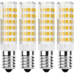 Lot de 4 ampoule led e14 7w 6000k blanc froid led ampoule ma�s e14 led �quivalent ampoule halog�ne non ...