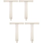 Lot de 4 attaches souples � clipser - ressort de suspension pour fixation de tablier - verrou attache ...