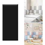 Lot de 4 autocollants muraux noirs anti - collision pour dossier, 30 x 60 cm, pour l'int�rieur