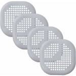 Lot de 4 bondes d'�vier en silicone avec ventouse pour ramasse - cheveux - dispositif anti - blocage ...