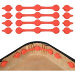 Lot de 4 boucles magn�tiques en silicone pour friteuse � air ? clips r�sistants � la chaleur pour s�curiser ...