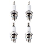 Lot de 4 bougies d'allumage l7t universelles de rechange l7t bougie tronconneuse bougie d'allumage remplacemen ...