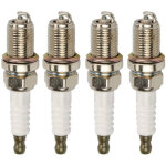 Lot de 4 bougies d'allumage de rechange pour moteur de tondeuse � gazon champion rc12yc, briggs & stratton ...