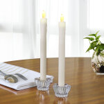 Lot de 4 bougies led en cire véritable chandelle sans flamme et bougeoir en verre bougie led vacillante ... Lot de 4 bougies led en cire véritable chandelle sans flamme et bougeoir en verre bougie led vacillante ...