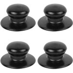 Lot de 4 boutons de couvercle de casserole, boutons de rechange universels pour couvercle de batterie ...