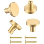 Lot de 4 boutons et poign�es de porte, poign�es de porte de placard � trou unique, petits boutons de ...