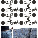 Lot de 4 boutons de serrage de taille réglables pour pantalon - boutons de rechange supplémentaires pour ... Lot de 4 boutons de serrage de taille réglables pour pantalon - boutons de rechange supplémentaires pour ...