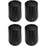 Lot de 4 boutons de commande de valve thermostatique avec filetage pour radiateur et syst�mes de chauffage ...