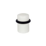 Alpertec - lot de 4 butes de porte bois brut blanc diam. 3 x h. 4 cm