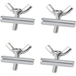 Lot de 4 butes de rail de store de 8 mm pour caravane, camping - car, bateau, tente de camping, accessoires ...