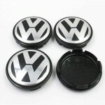 Lot de 4 cache - moyeux d'origine pour jantes aluminium, 65mm