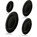 Lot de 4 capuchons de br�leur � gaz am�lior�s en m�tal pour cuisini�res sabaf, br�leurs � gaz, couvercle ...