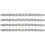 Lot de 4 cha�nes de tron�onneuse pour guide cha�ne de 18  (45 cm), 1, 3 mm 64 maillons d'entra�nement, ...
