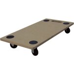 Lot 4 chariots de transport pour déménagement - 150 kg max - 60 x 30 x 10 cm - support roulette - métal ... Lot 4 chariots de transport pour déménagement - 150 kg max - 60 x 30 x 10 cm - support roulette - métal ...