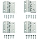 Lot de 4 charni�res pliantes � 3 battants, 41 x 15 mm, charni�res d�coratives vintage avec 24 vis pour ...