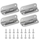 Lot de 4 charni�res de refroidissement en acier inoxydable avec vis de rechange pour glaci�re de camping ...