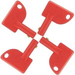 Lot de 4 cl�s de rechange pour interrupteur de batterie power cut off - universel - pour voiture, camion, ...