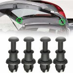 Lot de 4 clips de fixation pour �tag�re arri�re pour audi a3 s3 8p 8v q5 sq5 8r q2 q3 pour vw golg mk5 ...