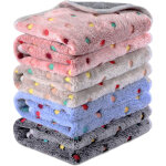 Lot de 4 couvertures imperm�ables et lavables en polaire pour petits animaux, absorbantes, pour cages ...