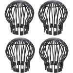 Lot de 4 crapaudines pour goutti�re d?environ 13, 2 x 14, 5 cm (diam�tre x hauteur). .
