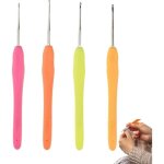 Lot de 4 crochets de 1 mm, 1, 25 mm, 1, 5 mm, 1, 75 mm, pointe douce au toucher, petites tailles, crochet ...