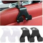 Lot de 4 crochets pour si�ge auto, crochets pour cintres � fixer � l'appui - t�te de la banquette arri�re, ...