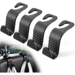 Lot de 4 crochets universels pour porte - monnaie, pour appuie - t�te de si�ge auto, pour manteaux, parapluies ...