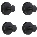 Lot de 4 crochets � ventouse - amovibles - sans per�age - en acier inoxydable - pour cuisine, salle de ...