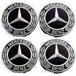 Lot de 4 enjoliveurs de roue pour mercedes benz 75 mm, accessoires de voiture abs