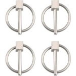 Lot de 4 �pingles � nourrice en acier inoxydable de 3 mm