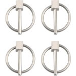 Lot de 4 pingles  nourrice en acier inoxydable de 3 mm