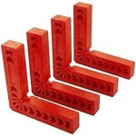 Lot de 4 �querres de positionnement 90 degr�s l type pinces � angle droit, outil de travail du bois pour ...