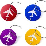 Lot de 4 �tiquettes � bagages bagages sac � main tag etiquettes valise avion utilis� pour �viter la perte ...