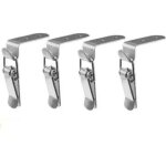 Lot de 4 fermetures à bascule en acier inoxydable - loquet à levier avec ressort pour coffre à outils, ... Lot de 4 fermetures à bascule en acier inoxydable - loquet à levier avec ressort pour coffre à outils, ...