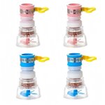 Lot de 4 filtres anti - �claboussures pour robinet, robinet rotatif � 360�, pour cuisine, salle de bain ...