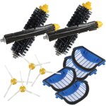 Lot de 4 filtres bleus + 2 ensembles de brosses principales + 4 brosses lat�rales pour irobot roomba ...