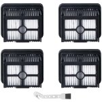 Lot de 4 filtres hepa pour dreame h12 pro / h12 dual / h12 pro ultra / h13 pro / h15 pro aspirateur eau ...