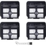 Lot de 4 filtres hepa pour dreame h12 pro / h12 pro flexreach / h12 dual / h12 pro ultra / h13 pro / ... Lot de 4 filtres hepa pour dreame h12 pro / h12 pro flexreach / h12 dual / h12 pro ultra / h13 pro / ...