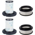 Lot de 4 filtres hepa de rechange pour aspirateur rowenta x - force flex 11. 60 14. 60 15. 60 animal ...