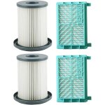 Lot de 4 filtres hepa de remplacement compatibles philips fc8740 / fc8732 / fc8734 / fc8736 / fc8738 ...